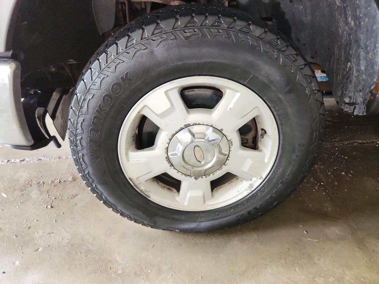 2011 Ford F150 Super Cab Gray vin: 1FTFX1EFXBFD11878 Damage: Left Front Wheel, Corrosion, > 12 Inches