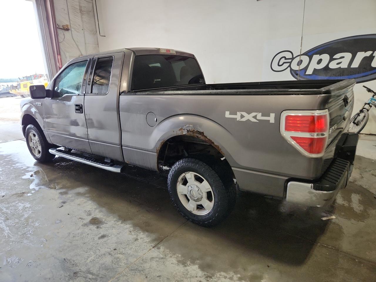 2011 Ford F150 Super Cab Gray vin: 1FTFX1EFXBFD11878 Damage: Left Running Board, Aftermarket, Acceptable