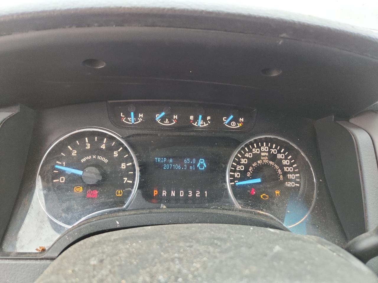 2011 Ford F150 Super Cab Gray vin: 1FTFX1EFXBFD11878 Damage: Warning Light - Engine, On, Unacceptable