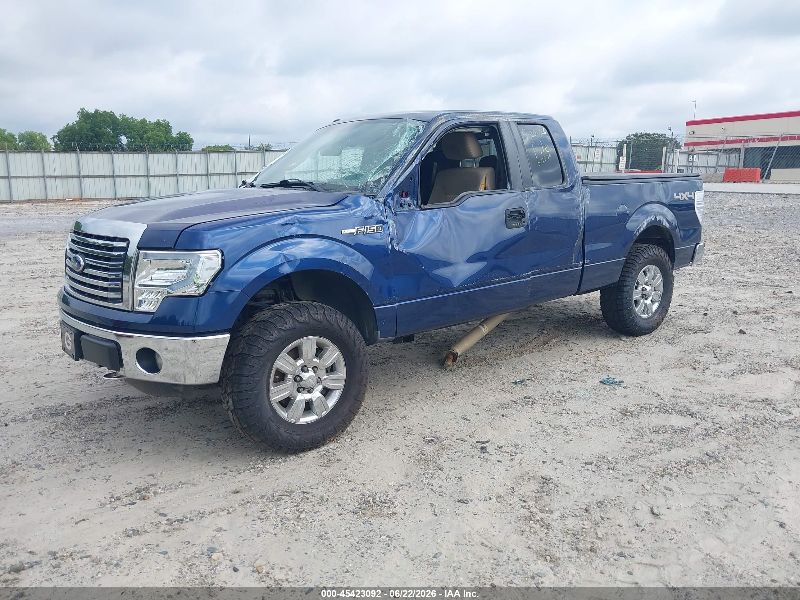 2011 Ford F-150 Fx4/lariat/stx/xl/xlt Синий vin: 1FTFX1EFXBFD42287