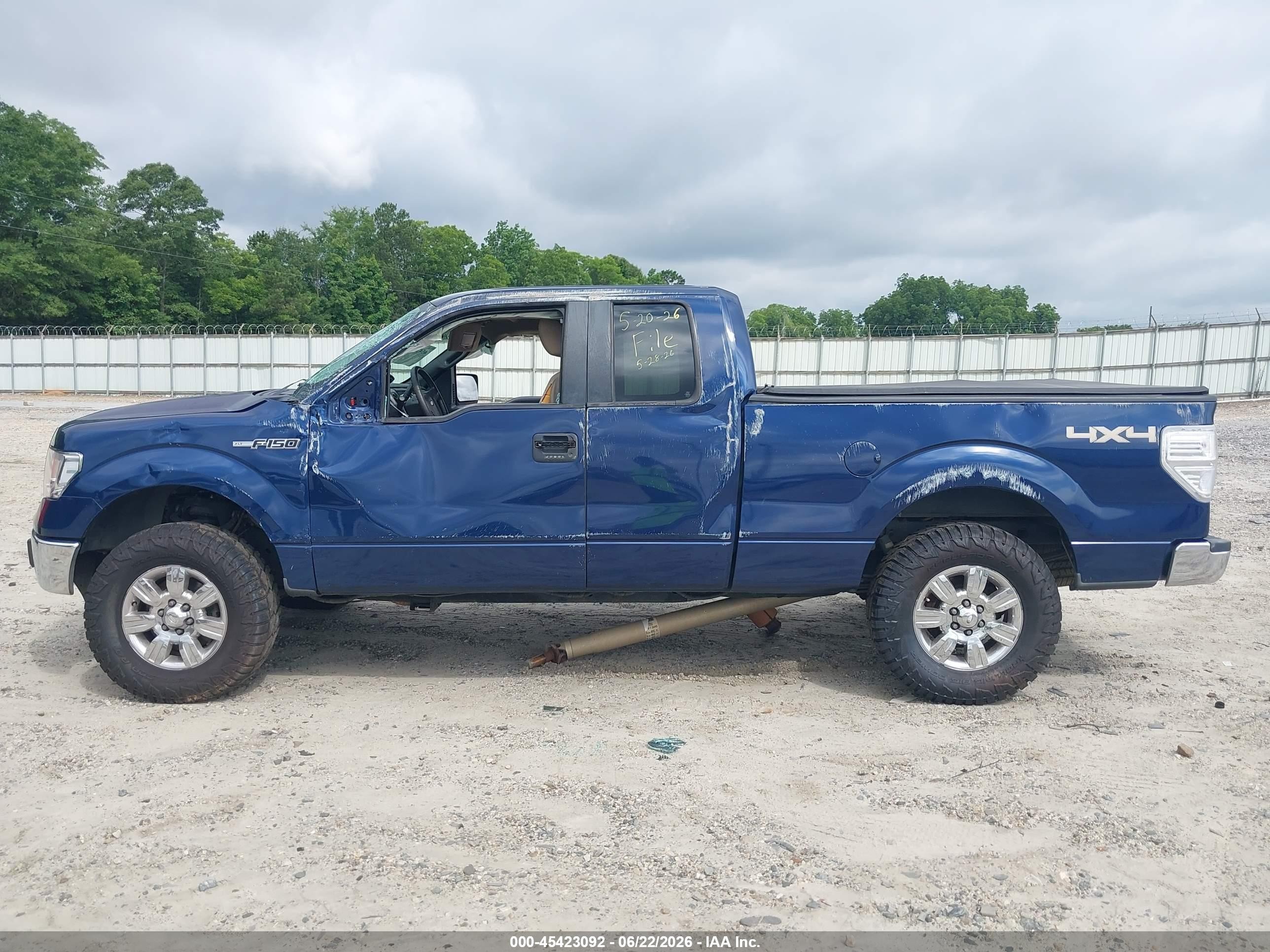 2011 Ford F-150 Fx4/lariat/stx/xl/xlt Синий vin: 1FTFX1EFXBFD42287