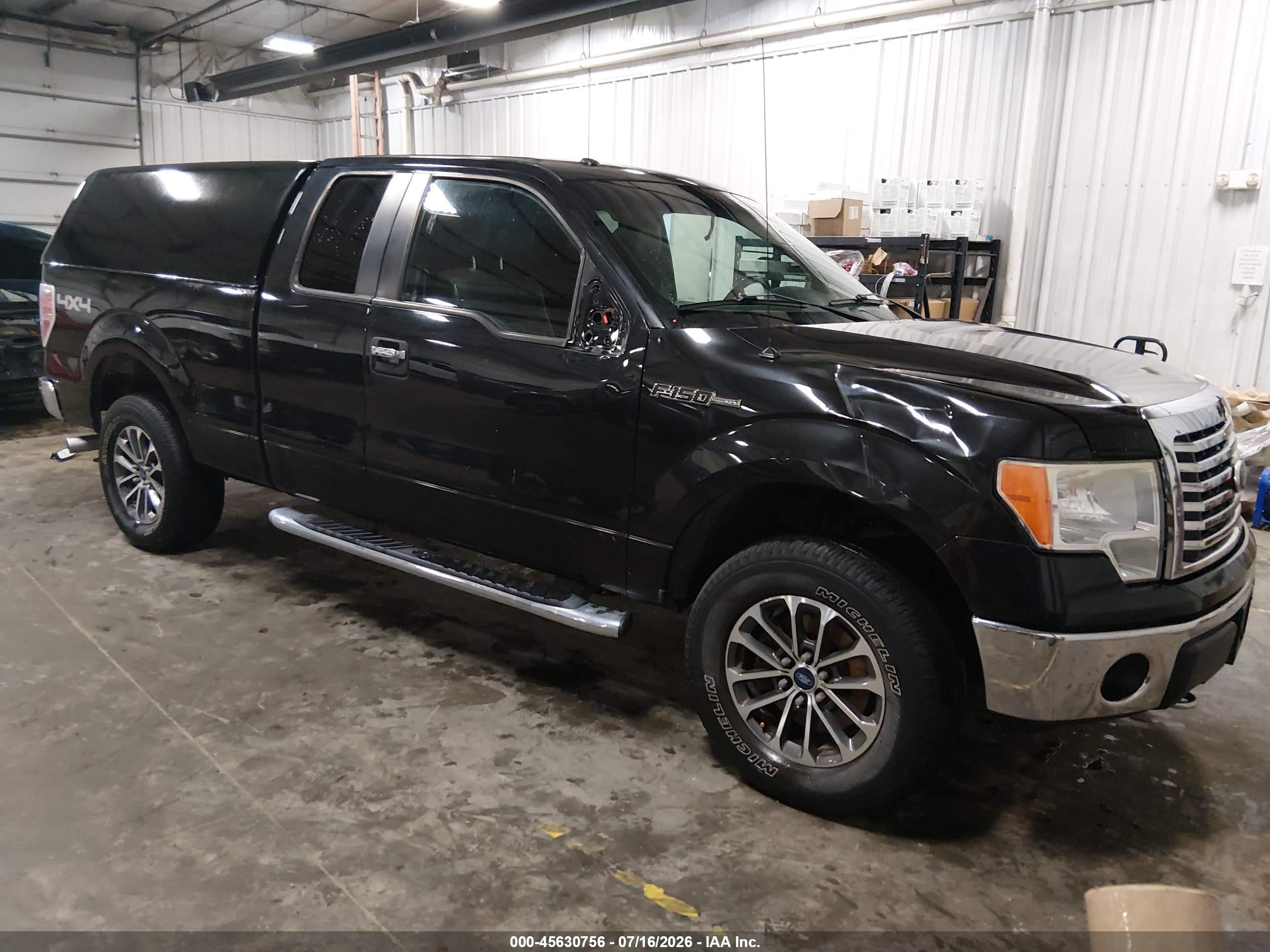 2011 Ford F-150 Xlt Black vin: 1FTFX1EFXBKD20023