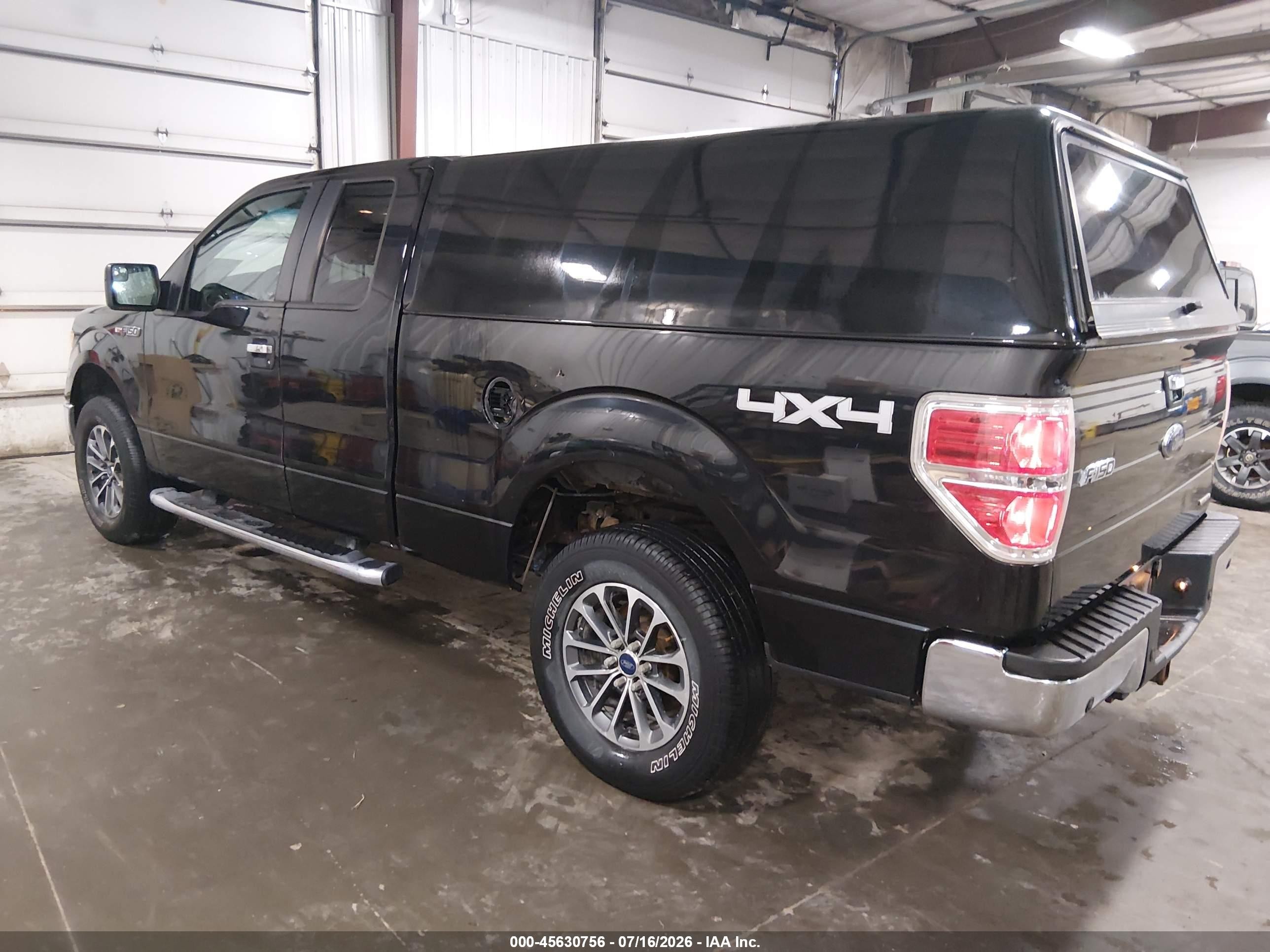 2011 Ford F-150 Xlt Black vin: 1FTFX1EFXBKD20023