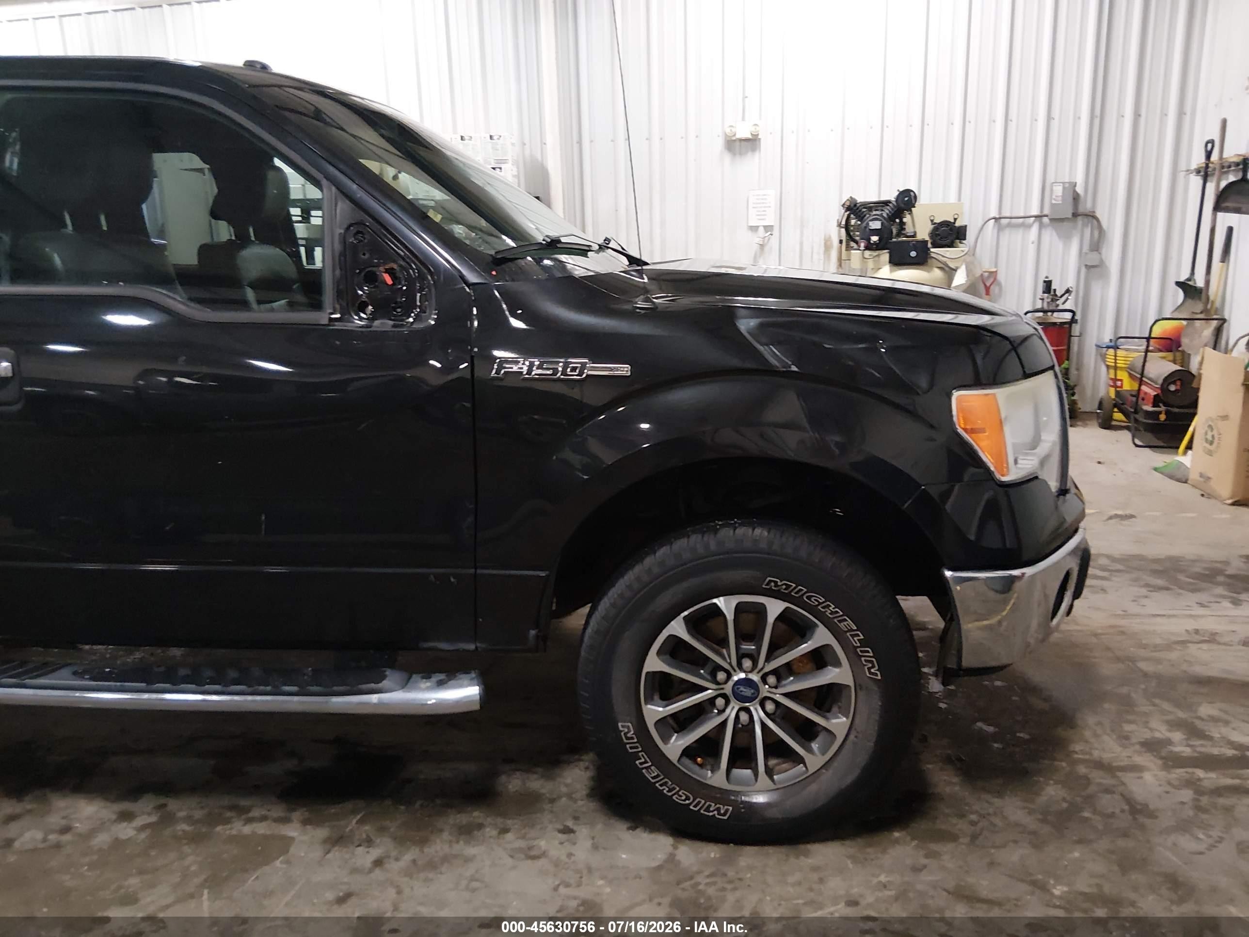 2011 Ford F-150 Xlt Black vin: 1FTFX1EFXBKD20023