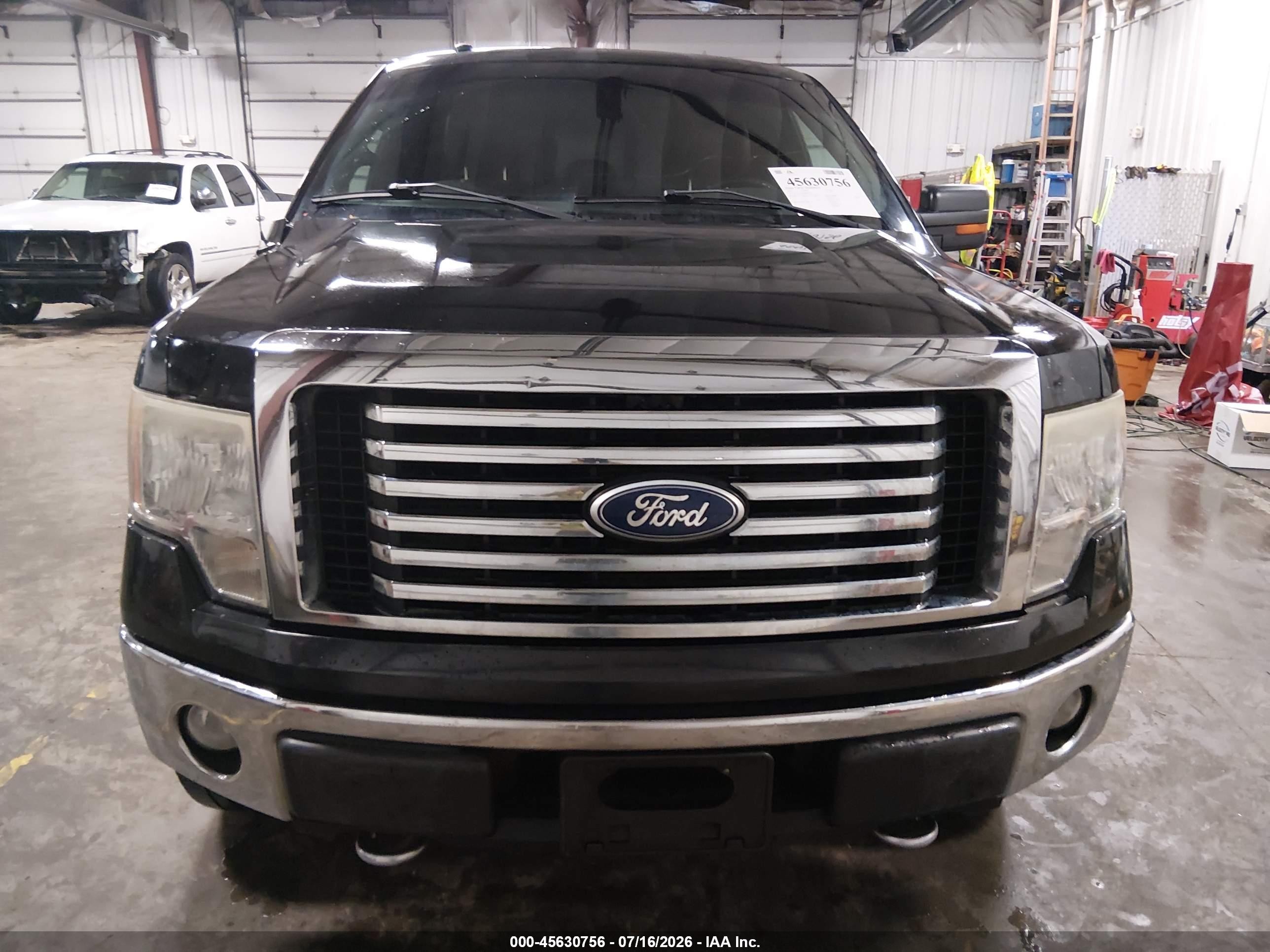 2011 Ford F-150 Xlt Black vin: 1FTFX1EFXBKD20023