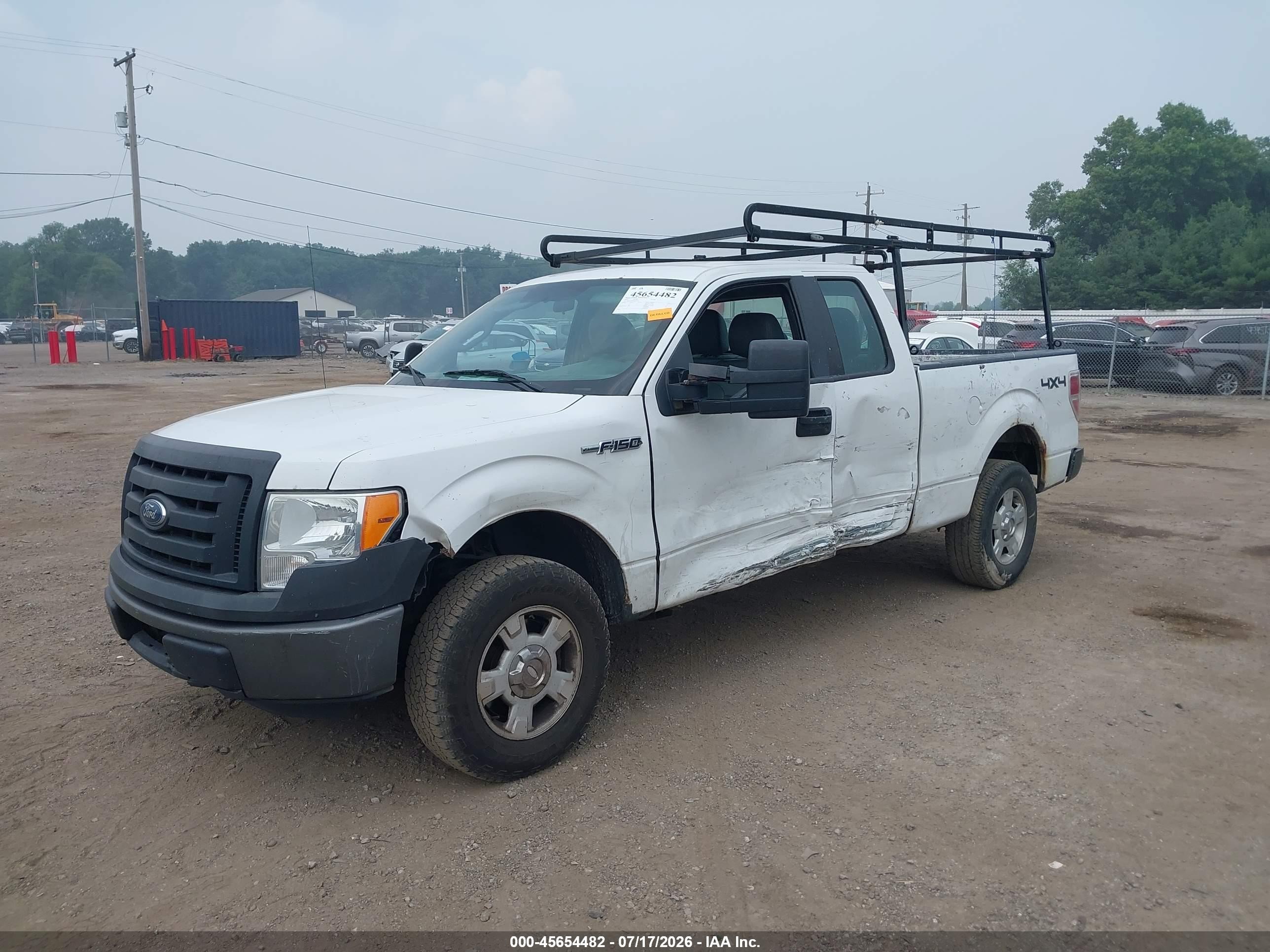 2011 Ford F-150 Xl White vin: 1FTFX1EFXBKD57301