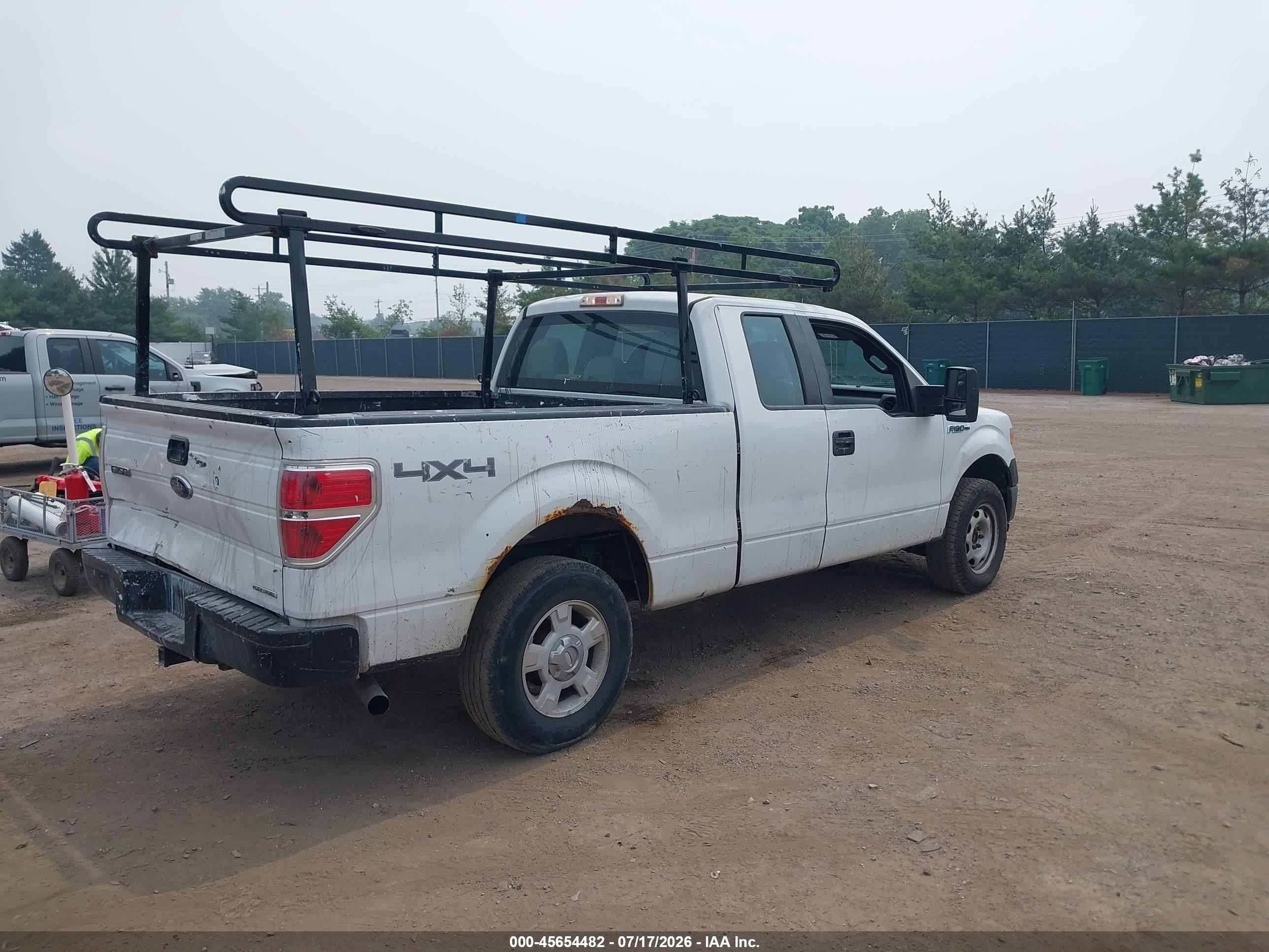 2011 Ford F-150 Xl White vin: 1FTFX1EFXBKD57301