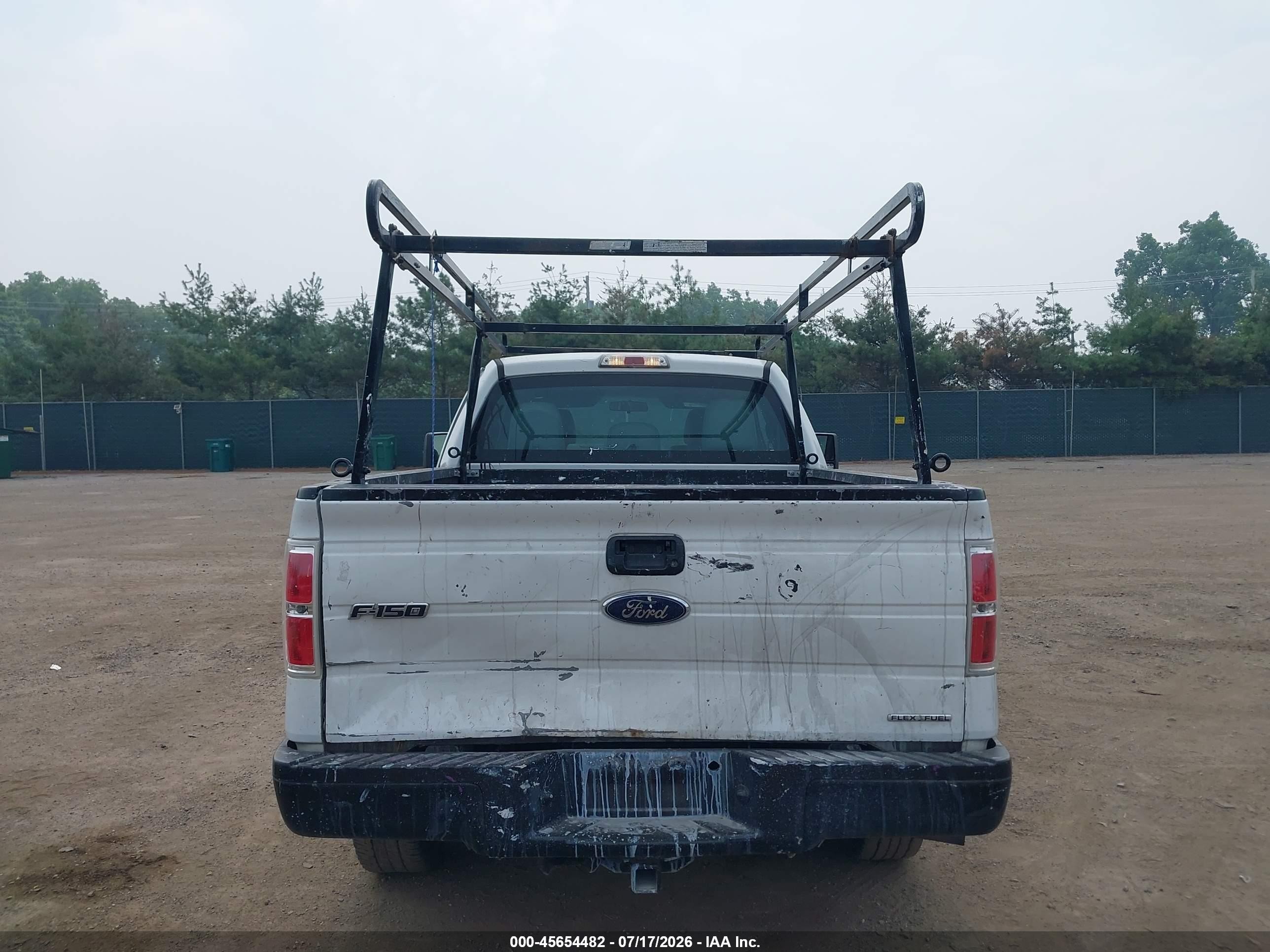 2011 Ford F-150 Xl White vin: 1FTFX1EFXBKD57301