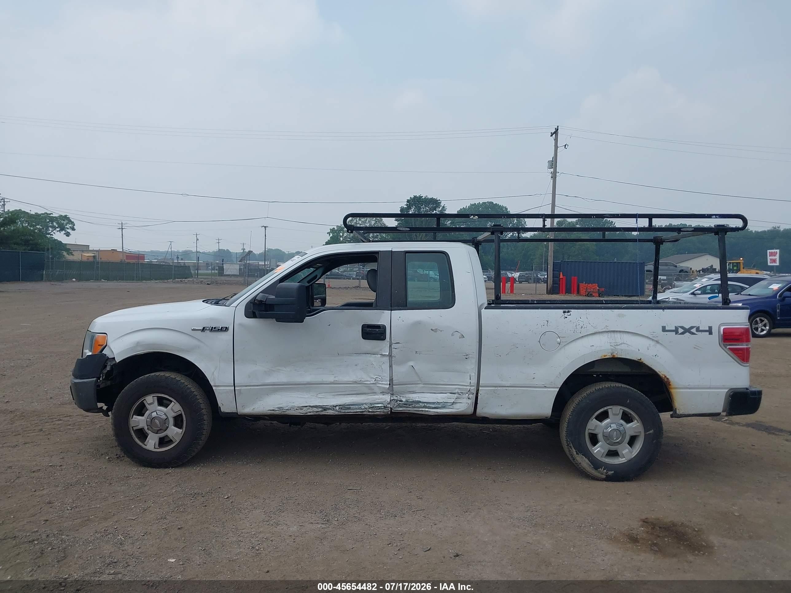 2011 Ford F-150 Xl White vin: 1FTFX1EFXBKD57301