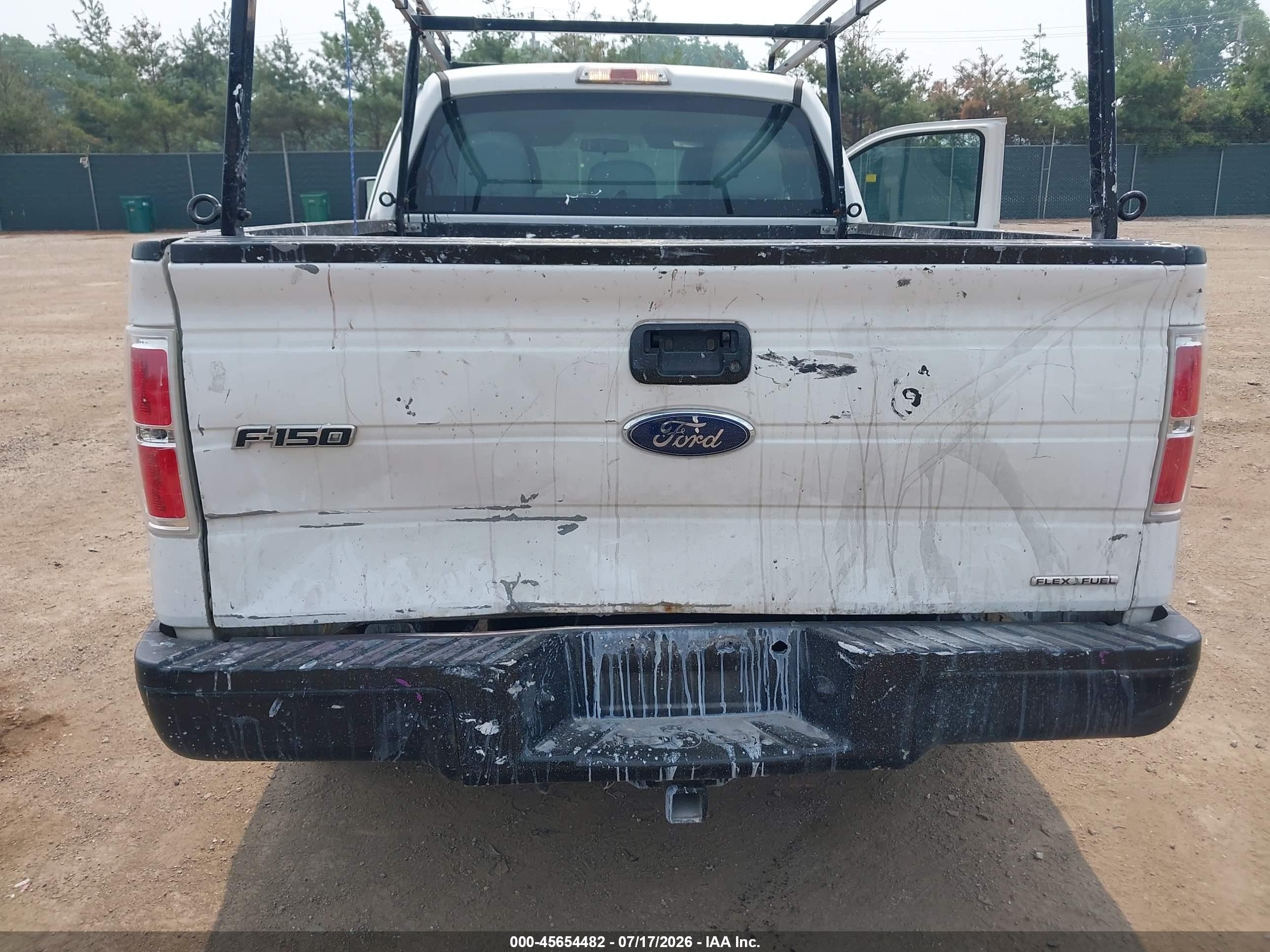 2011 Ford F-150 Xl White vin: 1FTFX1EFXBKD57301