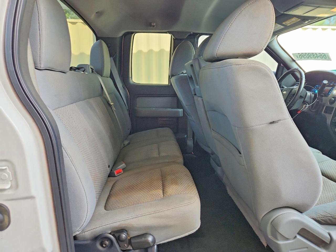 2011 Ford F150 Super Cab White vin: 1FTFX1EFXBKE19490