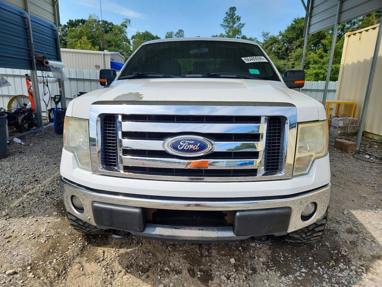 2011 Ford F150 Super Cab White vin: 1FTFX1EFXBKE19490