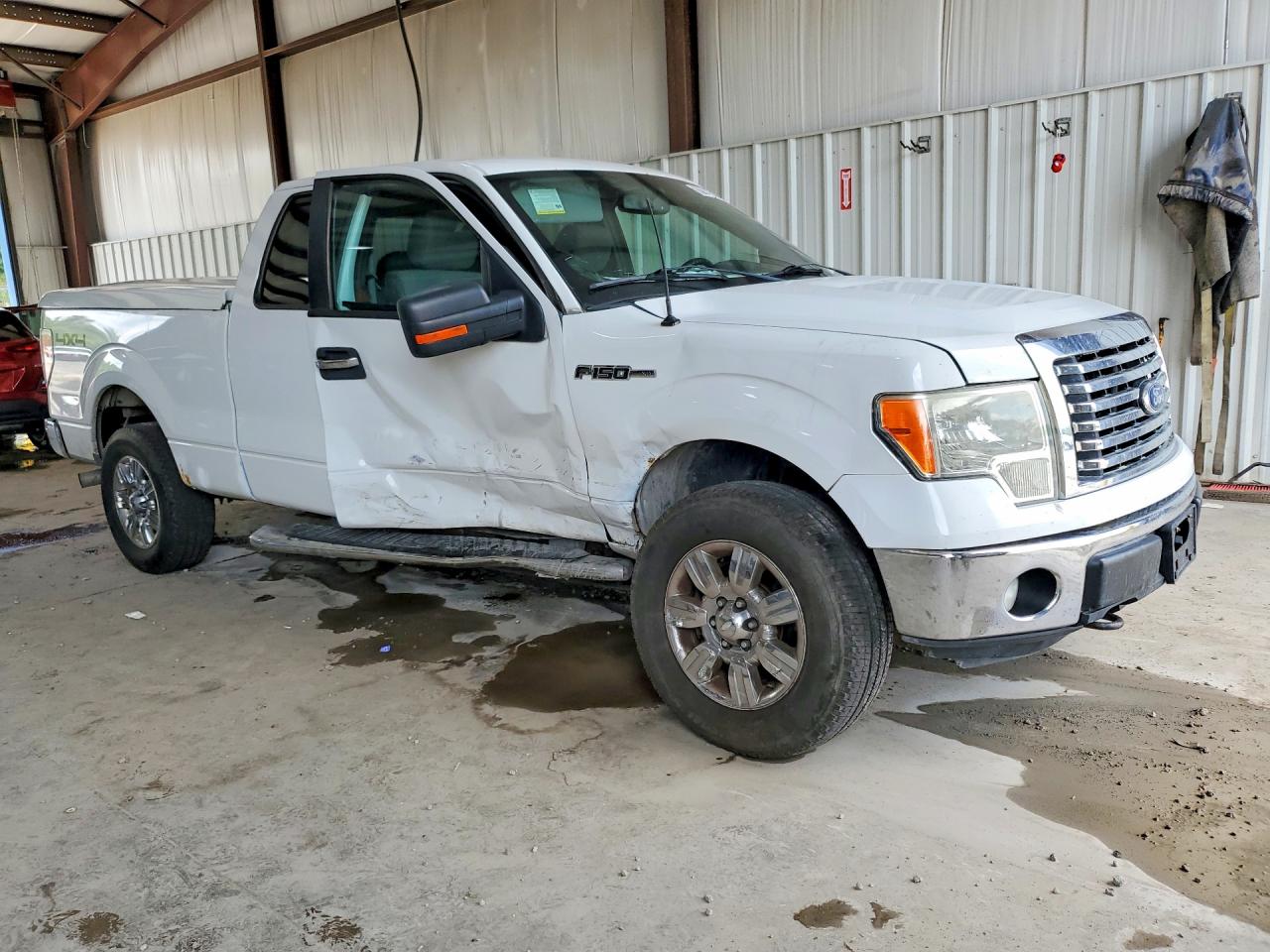 2012 Ford F150 Super Cab White vin: 1FTFX1EFXCFA18919