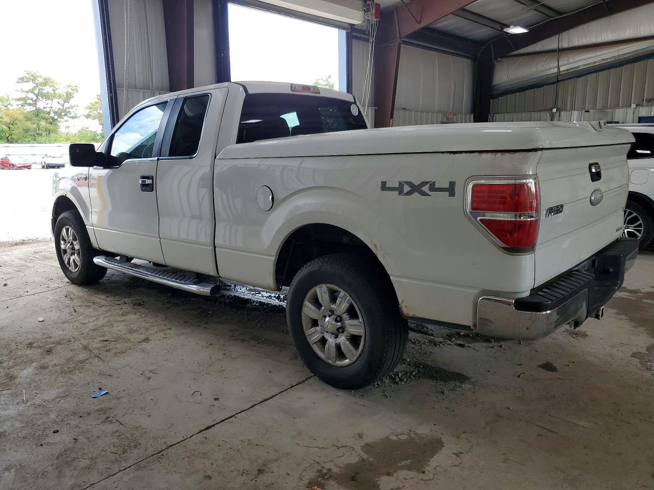 2012 Ford F150 Super Cab White vin: 1FTFX1EFXCFA18919