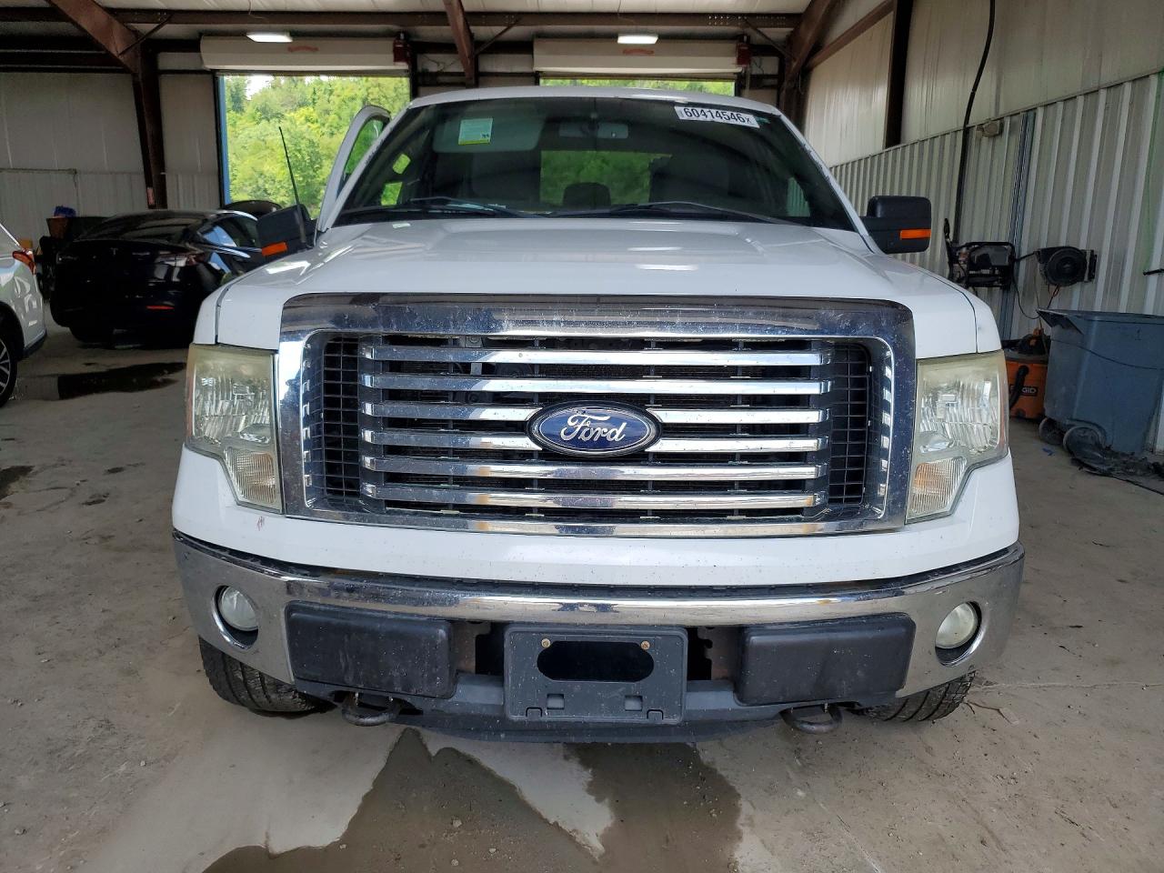 2012 Ford F150 Super Cab White vin: 1FTFX1EFXCFA18919
