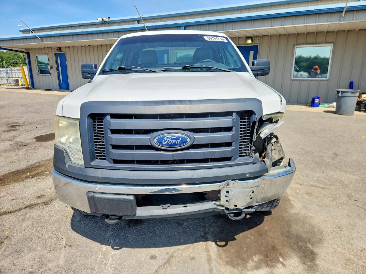 2012 Ford F150 Super Cab White vin: 1FTFX1EFXCFA35073