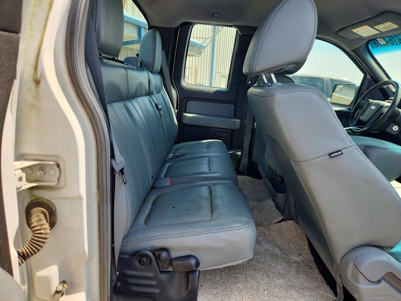 2012 Ford F150 Super Cab White vin: 1FTFX1EFXCFA35073