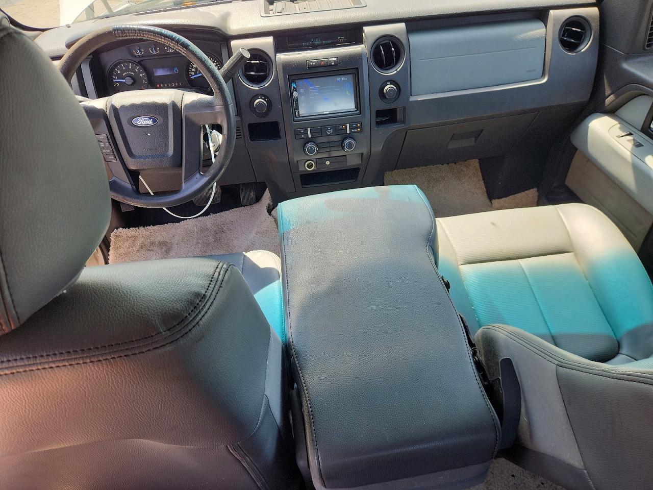 2012 Ford F150 Super Cab White vin: 1FTFX1EFXCFA35073