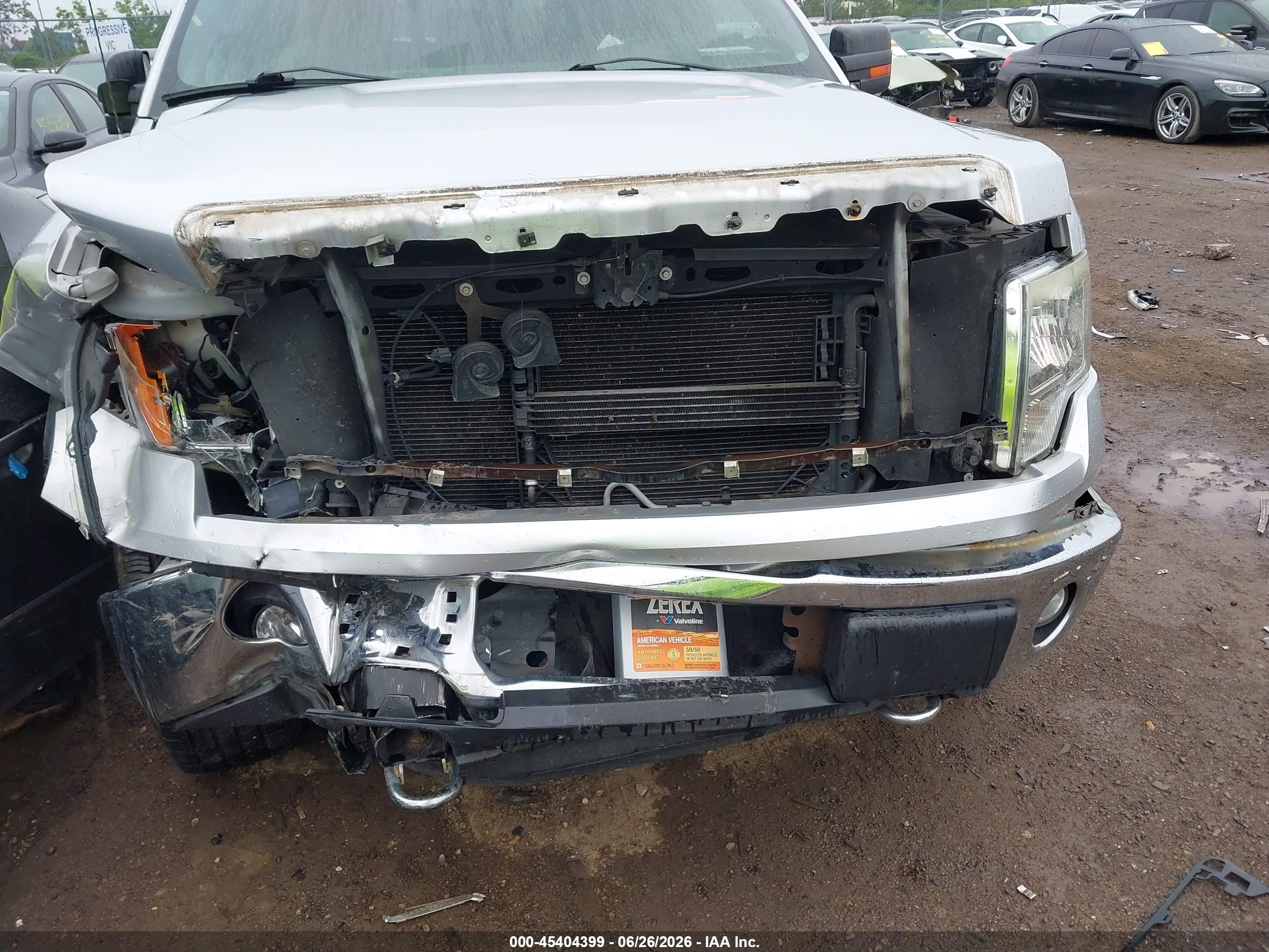 2012 Ford F-150 Fx4/lariat/stx/xl/xlt Silver vin: 1FTFX1EFXCFA55548