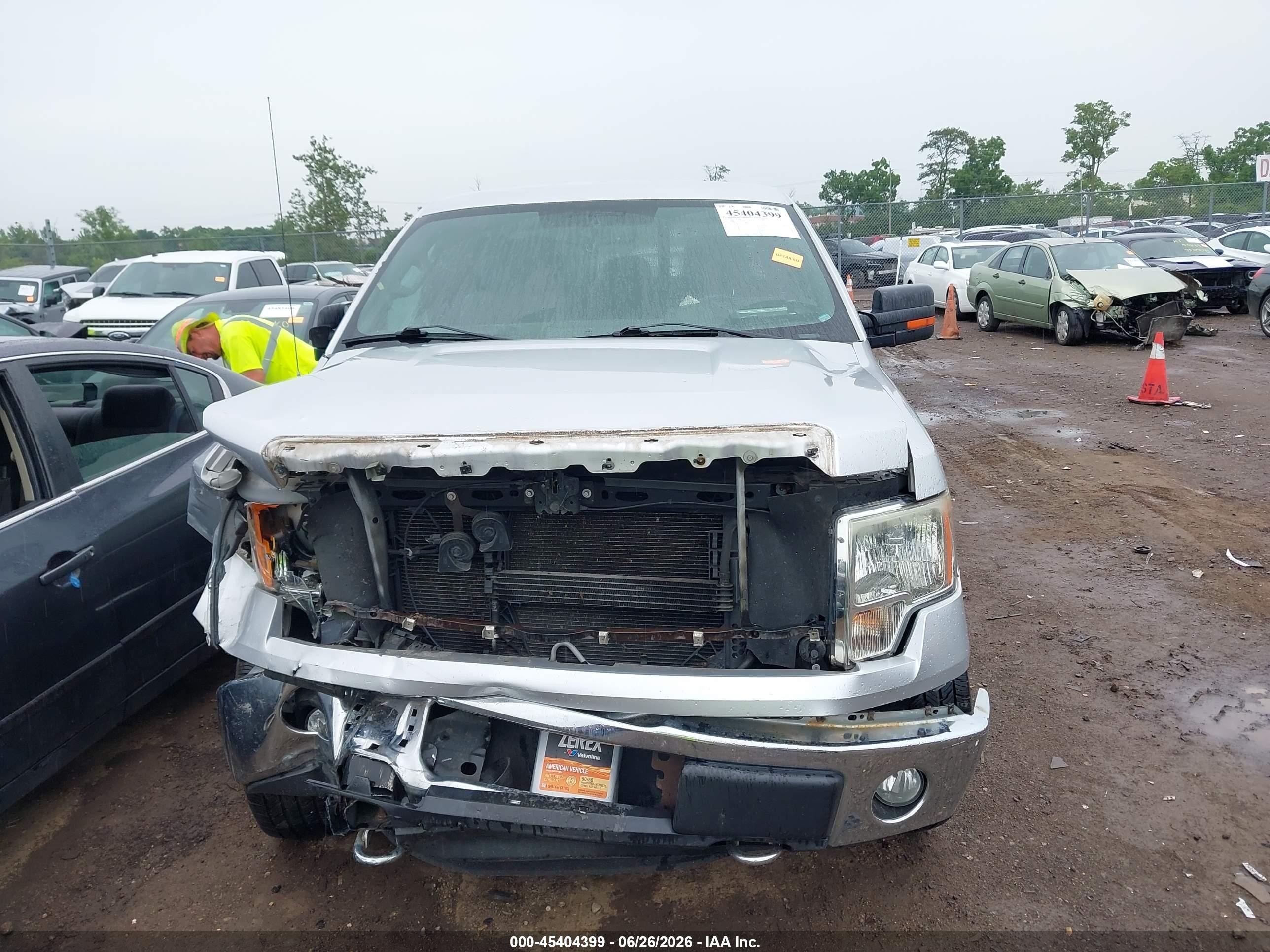 2012 Ford F-150 Fx4/lariat/stx/xl/xlt Silver vin: 1FTFX1EFXCFA55548