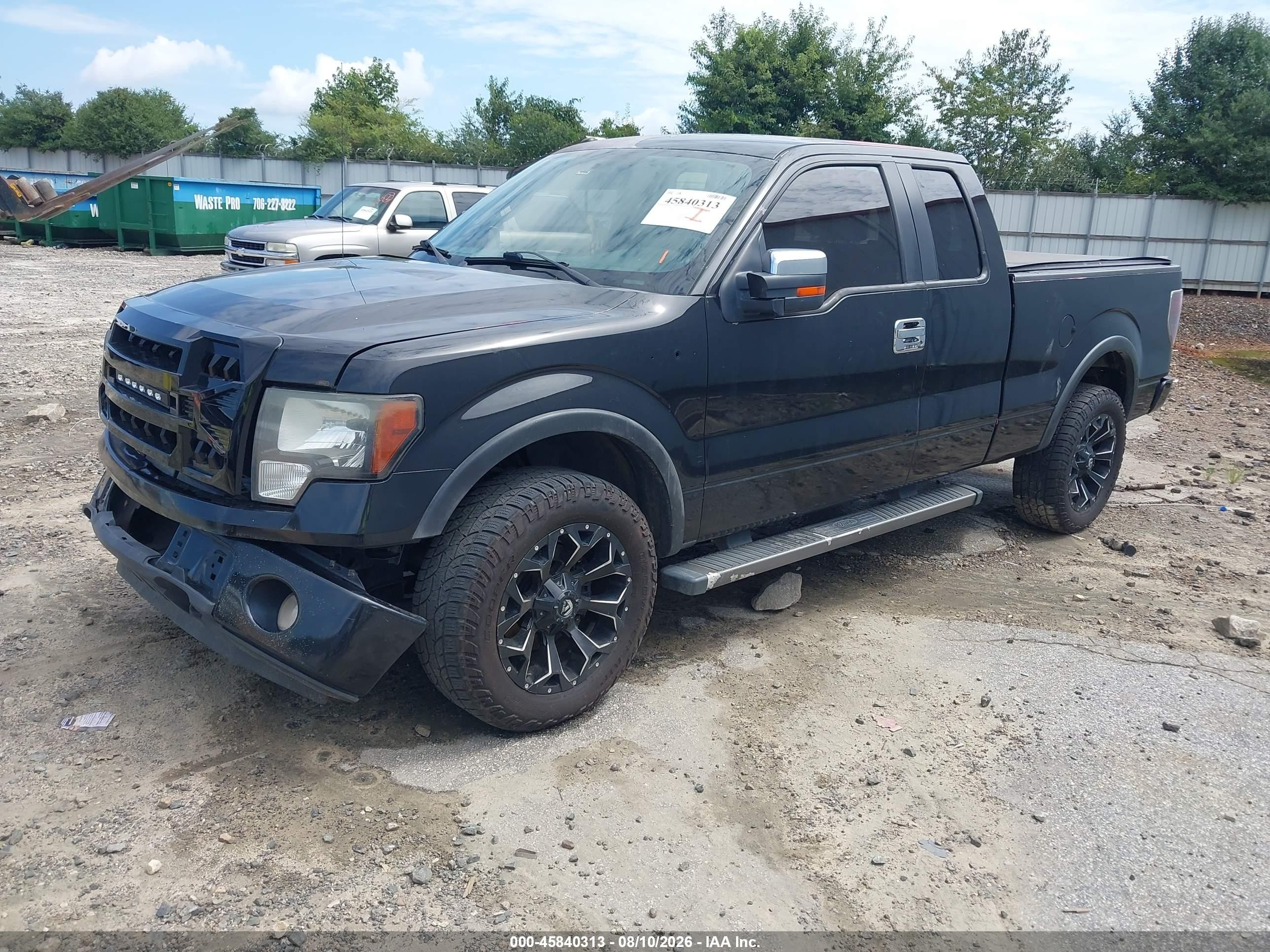2012 Ford F-150 Fx4 Black vin: 1FTFX1EFXCFB17188