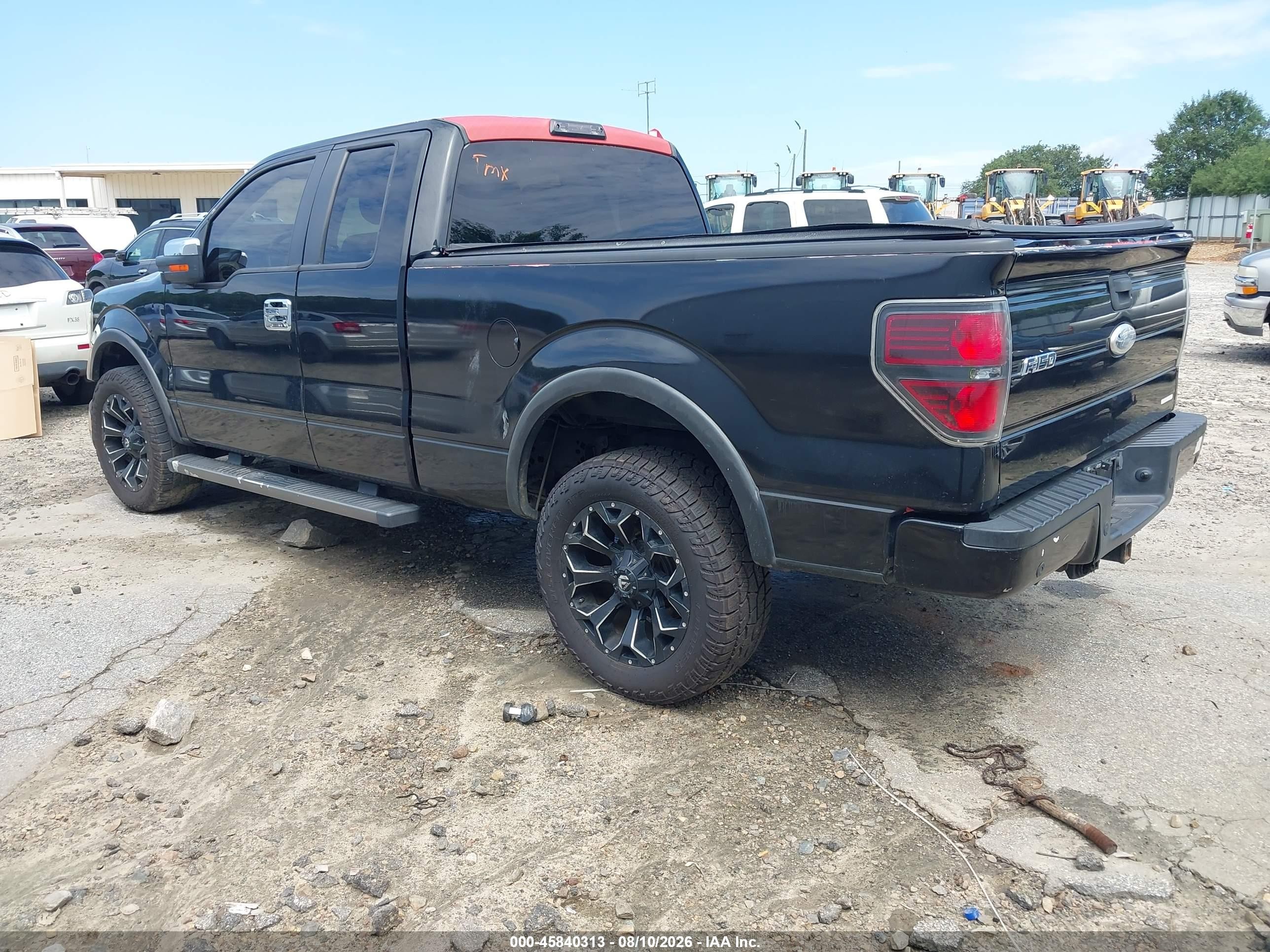 2012 Ford F-150 Fx4 Black vin: 1FTFX1EFXCFB17188