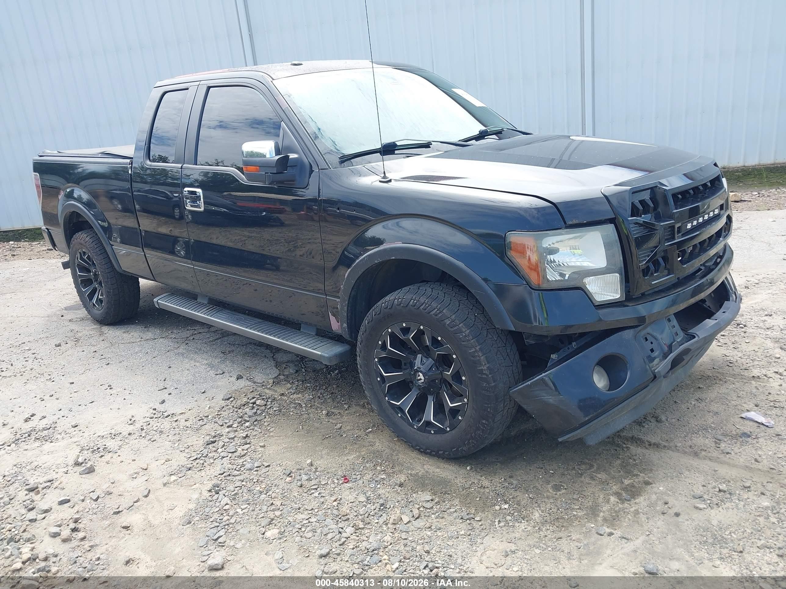 2012 Ford F-150 Fx4 Black vin: 1FTFX1EFXCFB17188