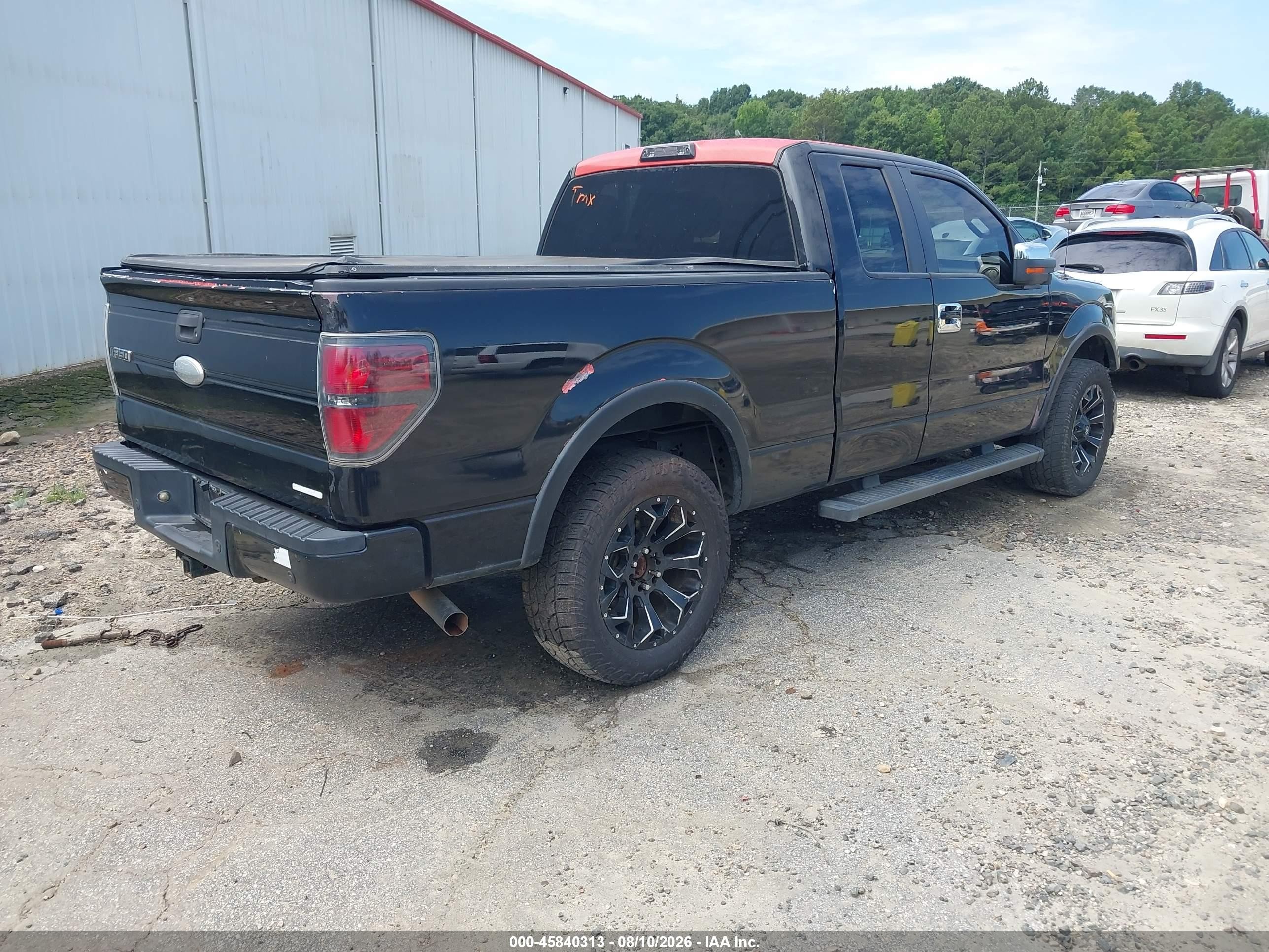 2012 Ford F-150 Fx4 Black vin: 1FTFX1EFXCFB17188