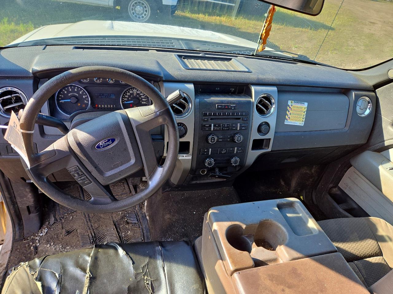 2012 Ford F150 Super Cab Белый vin: 1FTFX1EFXCFB75771