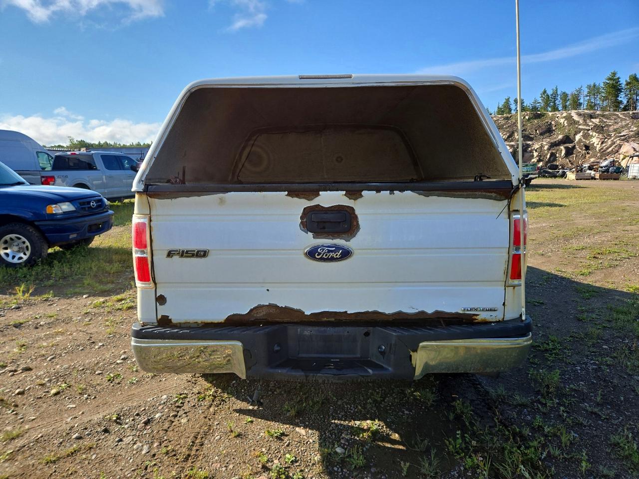 2012 Ford F150 Super Cab Белый vin: 1FTFX1EFXCFB75771