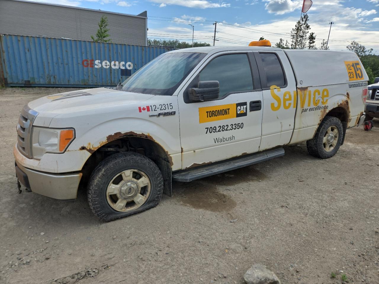 2012 Ford F150 Super Cab Белый vin: 1FTFX1EFXCFB75771 Damage: Left Front Fender, Rust, Severe Damage