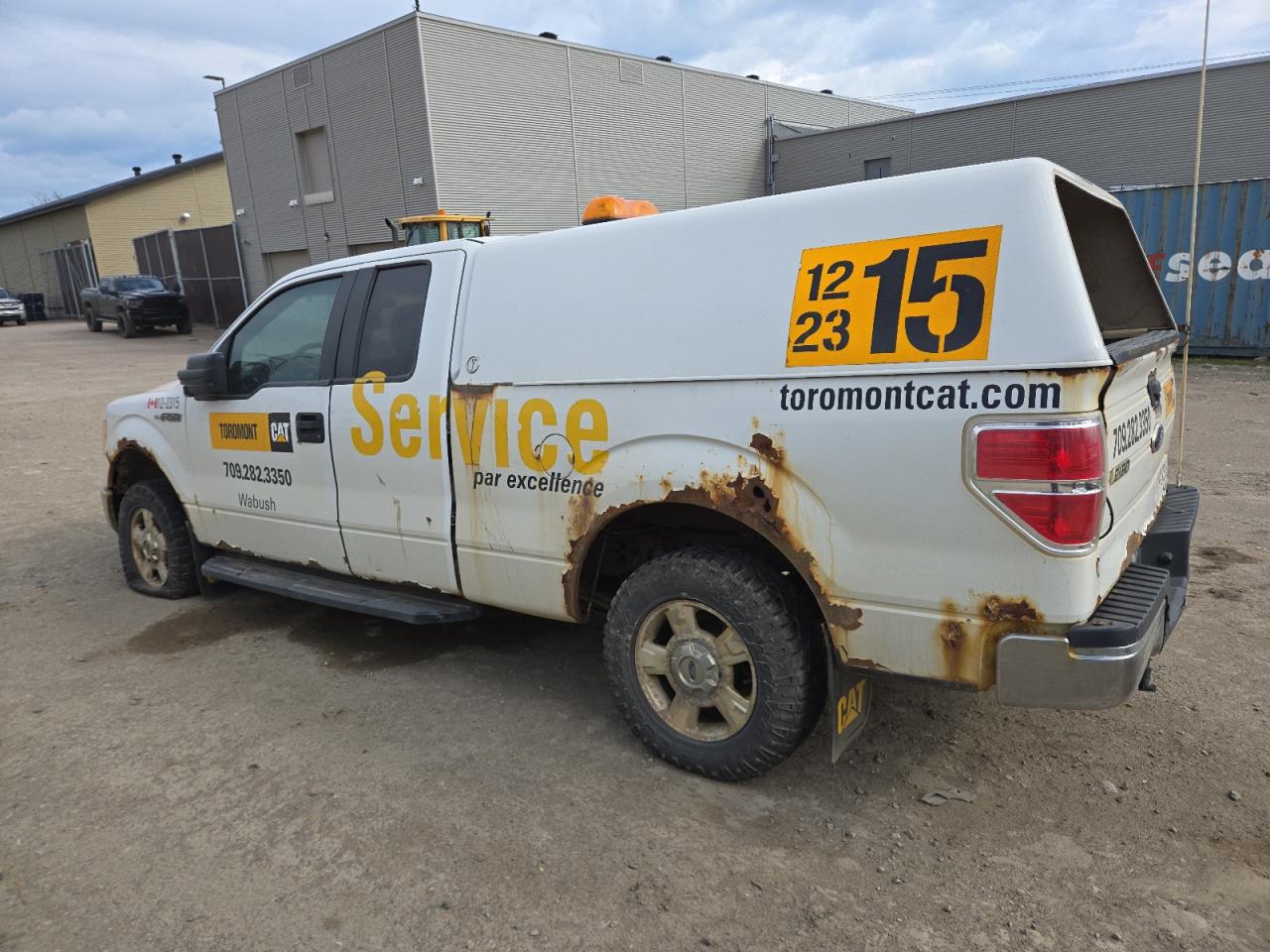 2012 Ford F150 Super Cab Белый vin: 1FTFX1EFXCFB75771 Damage: Left Bed Side, Rust, Severe Damage