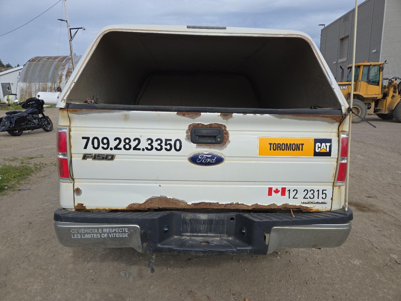 2012 Ford F150 Super Cab Белый vin: 1FTFX1EFXCFB75771 Damage: Tailgate, Rust, > 12 Inches