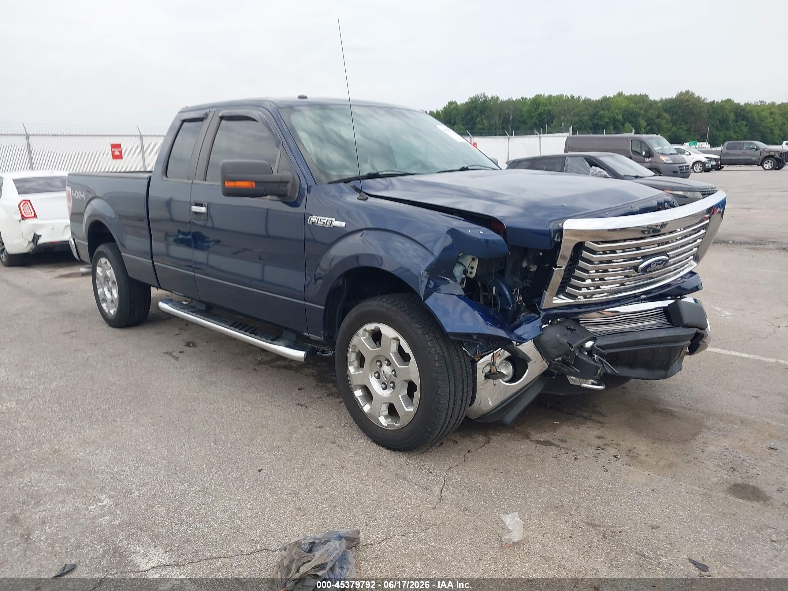 2012 Ford F-150 Xlt Синий vin: 1FTFX1EFXCFC11281