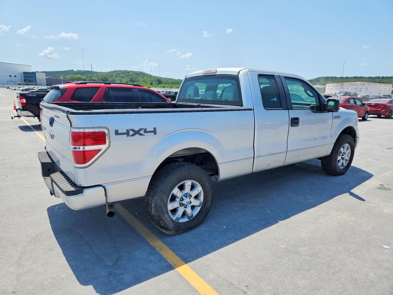 2012 Ford F150 Super Cab Silver vin: 1FTFX1EFXCFC22328