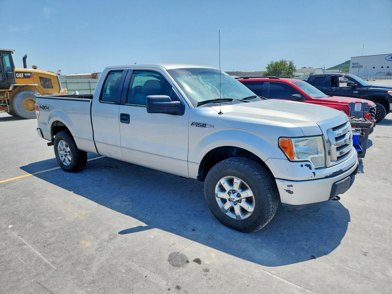 2012 Ford F150 Super Cab Silver vin: 1FTFX1EFXCFC22328