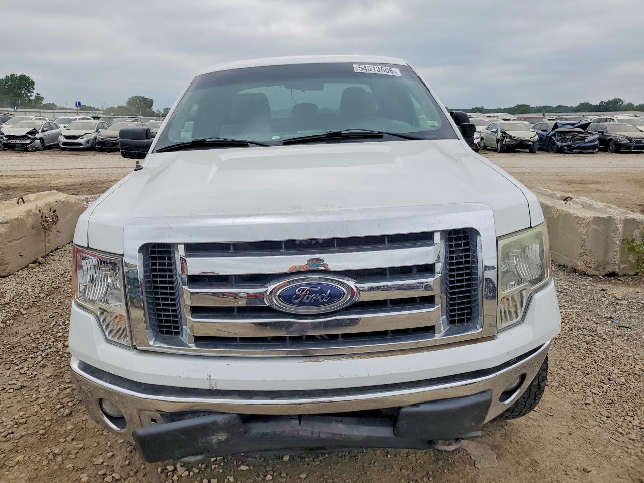2012 Ford F150 Super Cab White vin: 1FTFX1EFXCFC41073