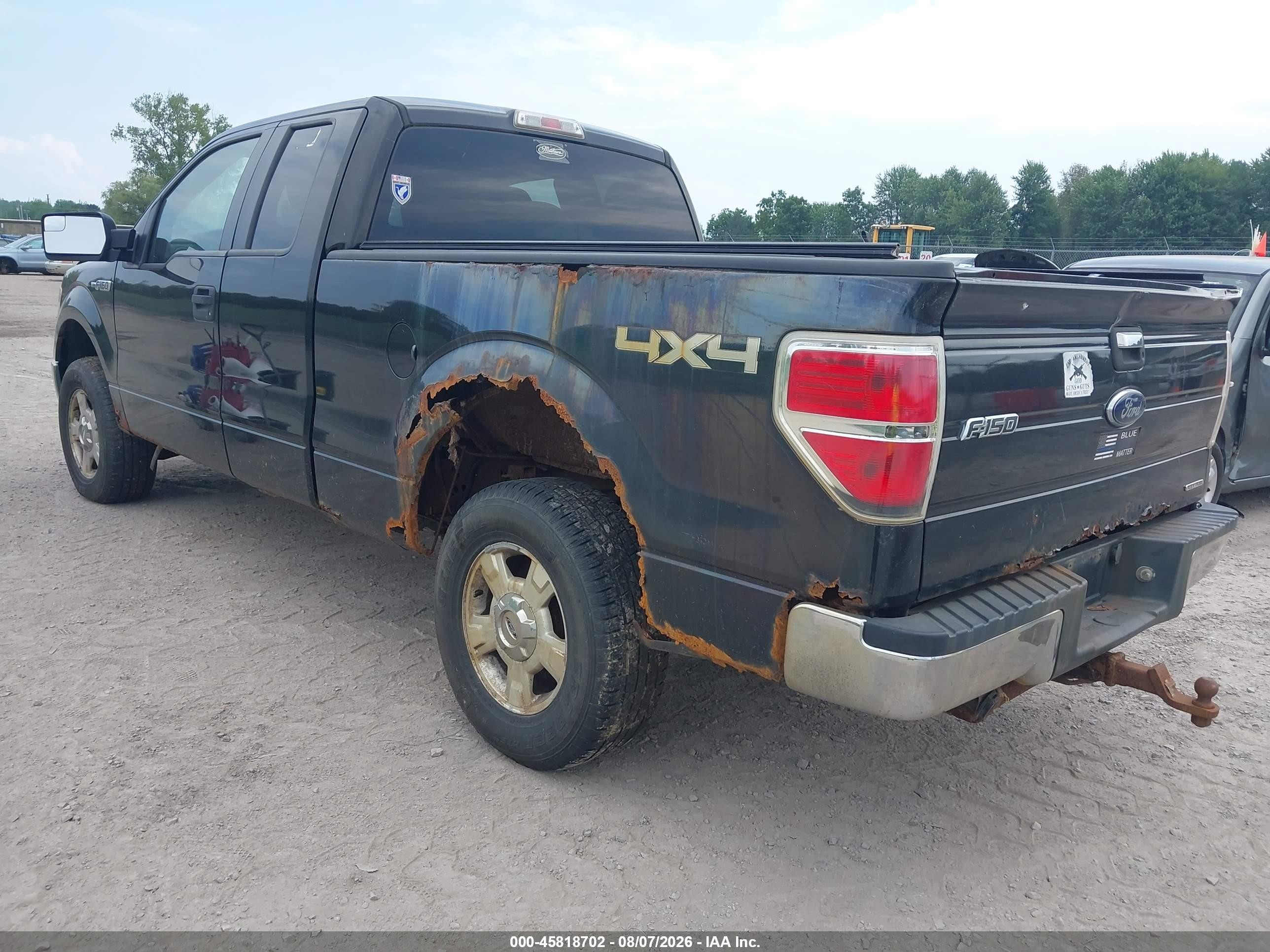 2012 Ford F-150 Xlt Black vin: 1FTFX1EFXCFD03345