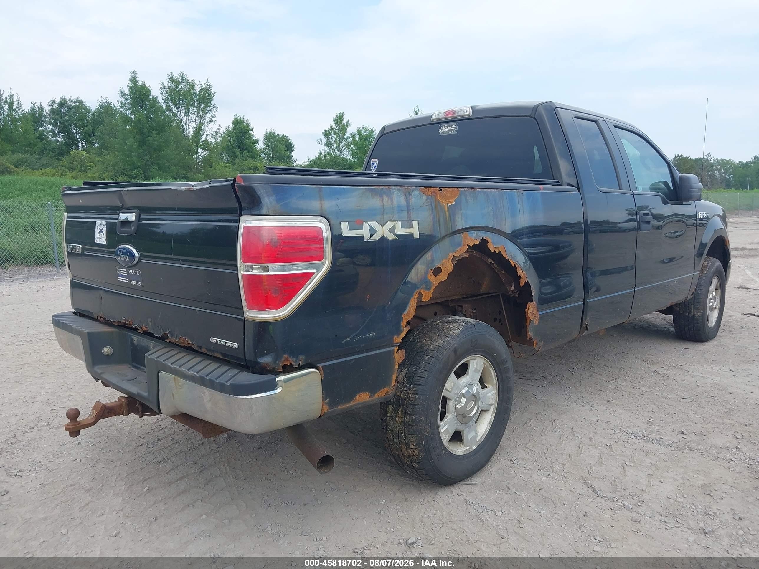 2012 Ford F-150 Xlt Black vin: 1FTFX1EFXCFD03345