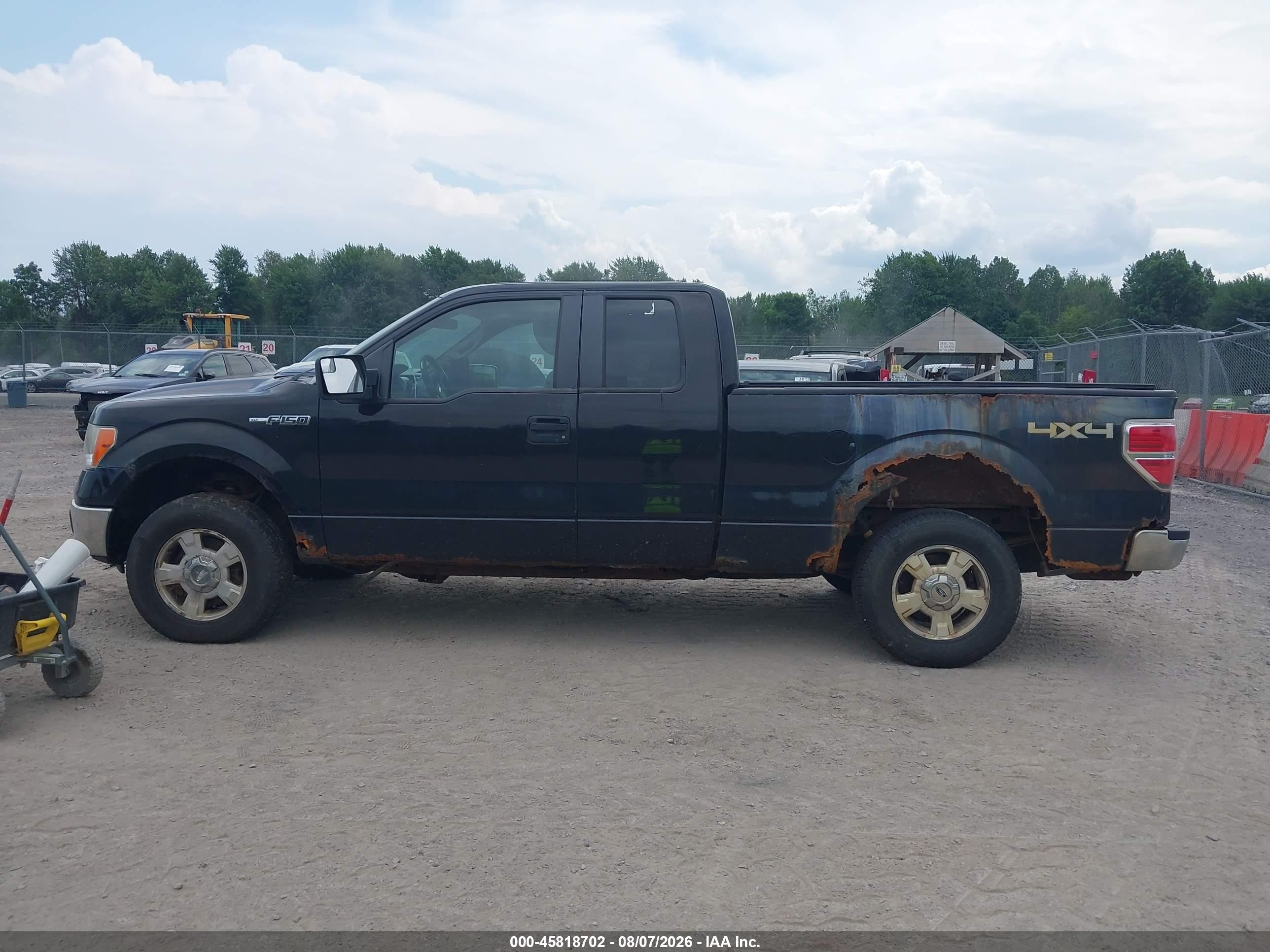 2012 Ford F-150 Xlt Black vin: 1FTFX1EFXCFD03345