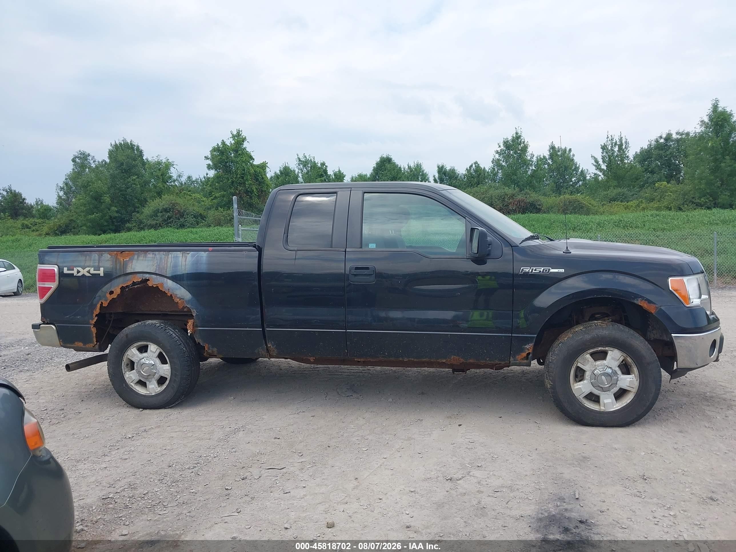 2012 Ford F-150 Xlt Black vin: 1FTFX1EFXCFD03345