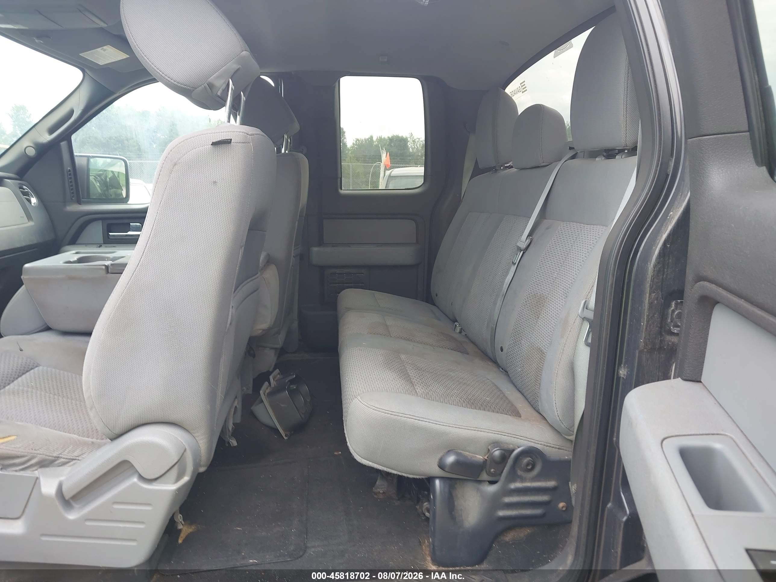 2012 Ford F-150 Xlt Black vin: 1FTFX1EFXCFD03345