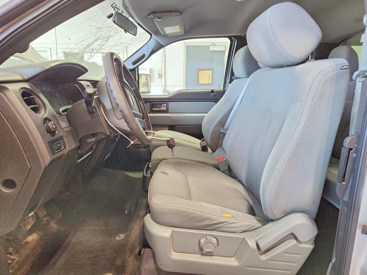 2012 Ford F150 Super Cab Silver vin: 1FTFX1EFXCFD07931