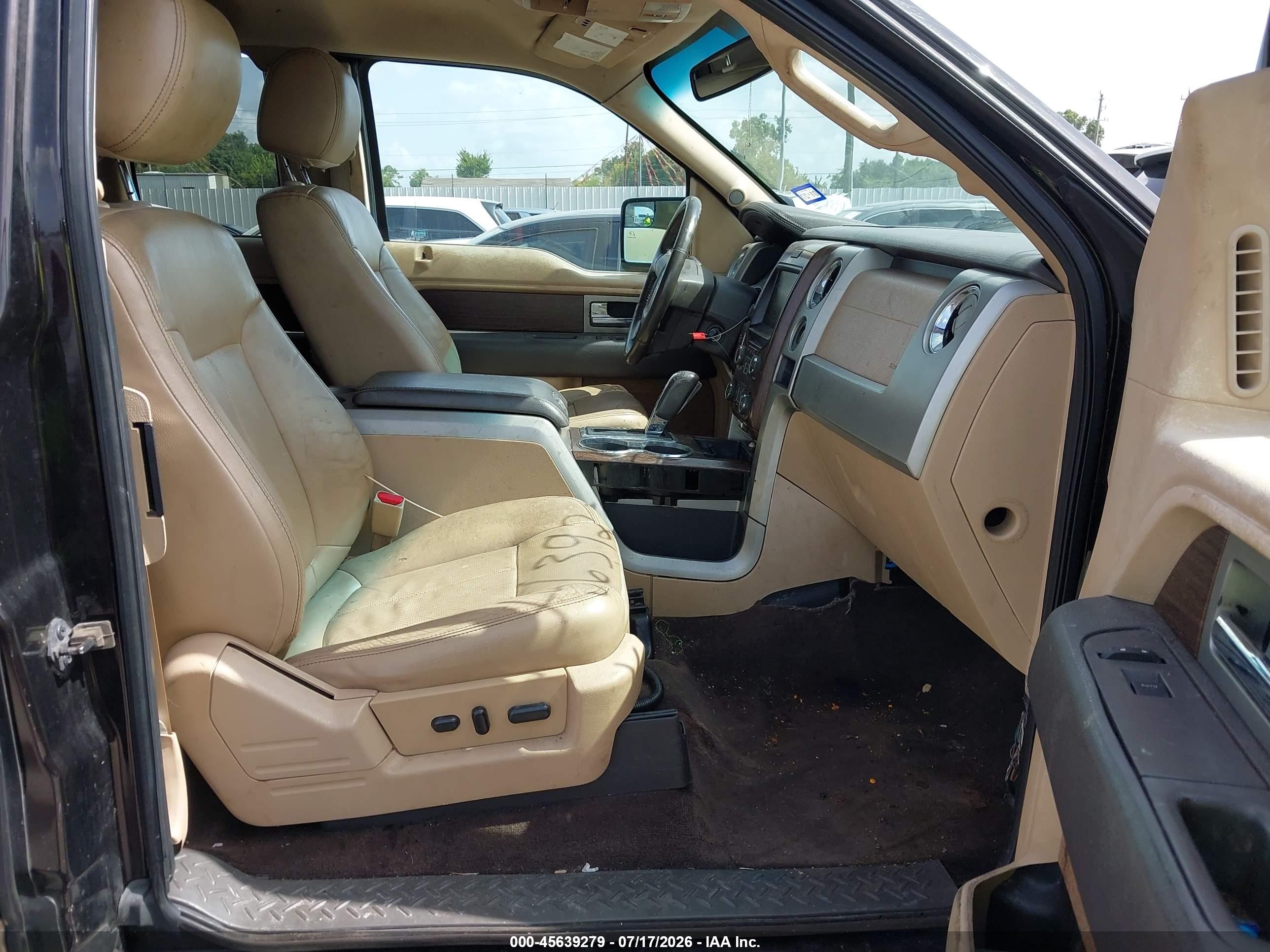 2013 Ford F-150 Lariat Black vin: 1FTFX1EFXDFA67104