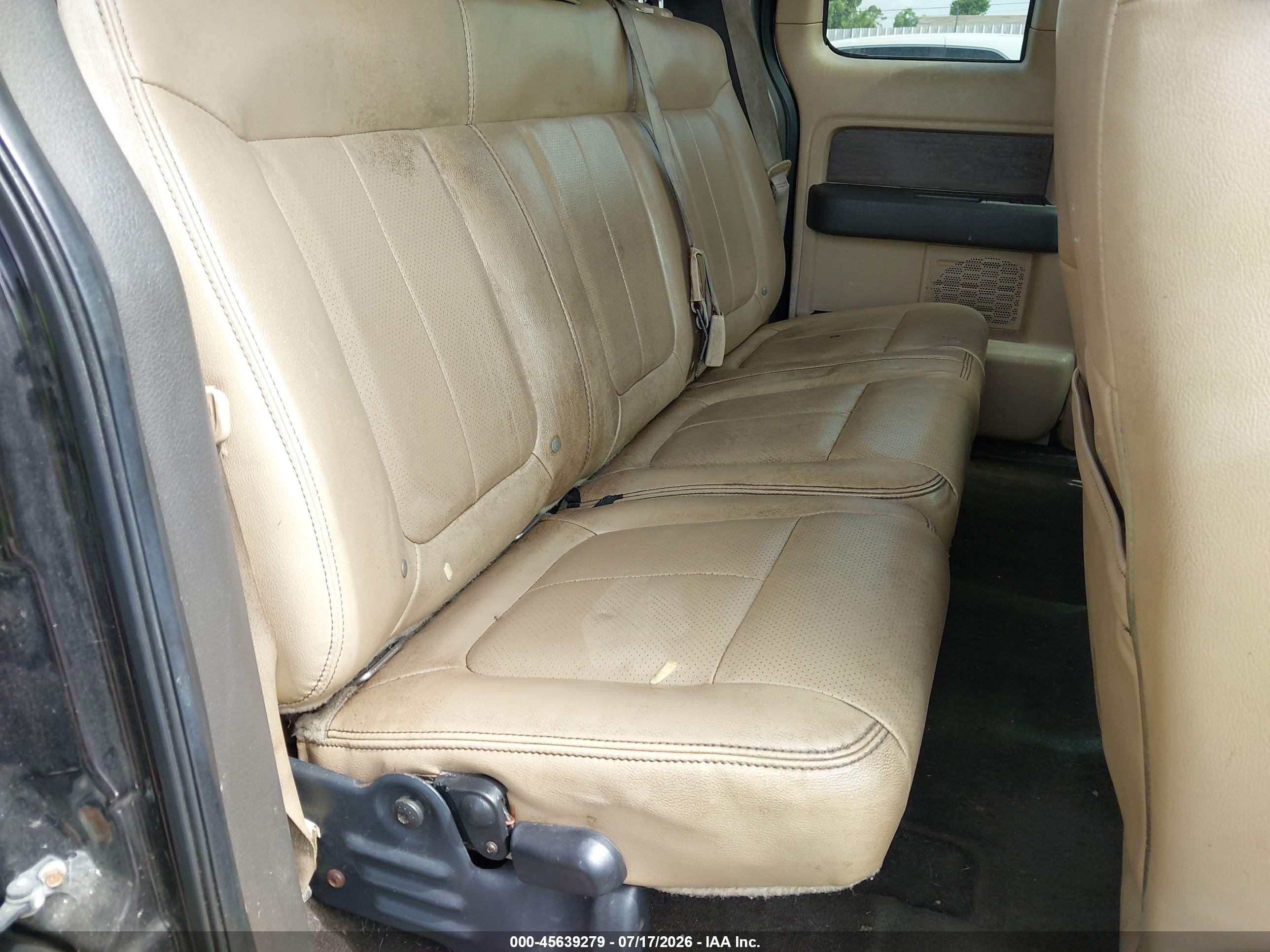 2013 Ford F-150 Lariat Black vin: 1FTFX1EFXDFA67104