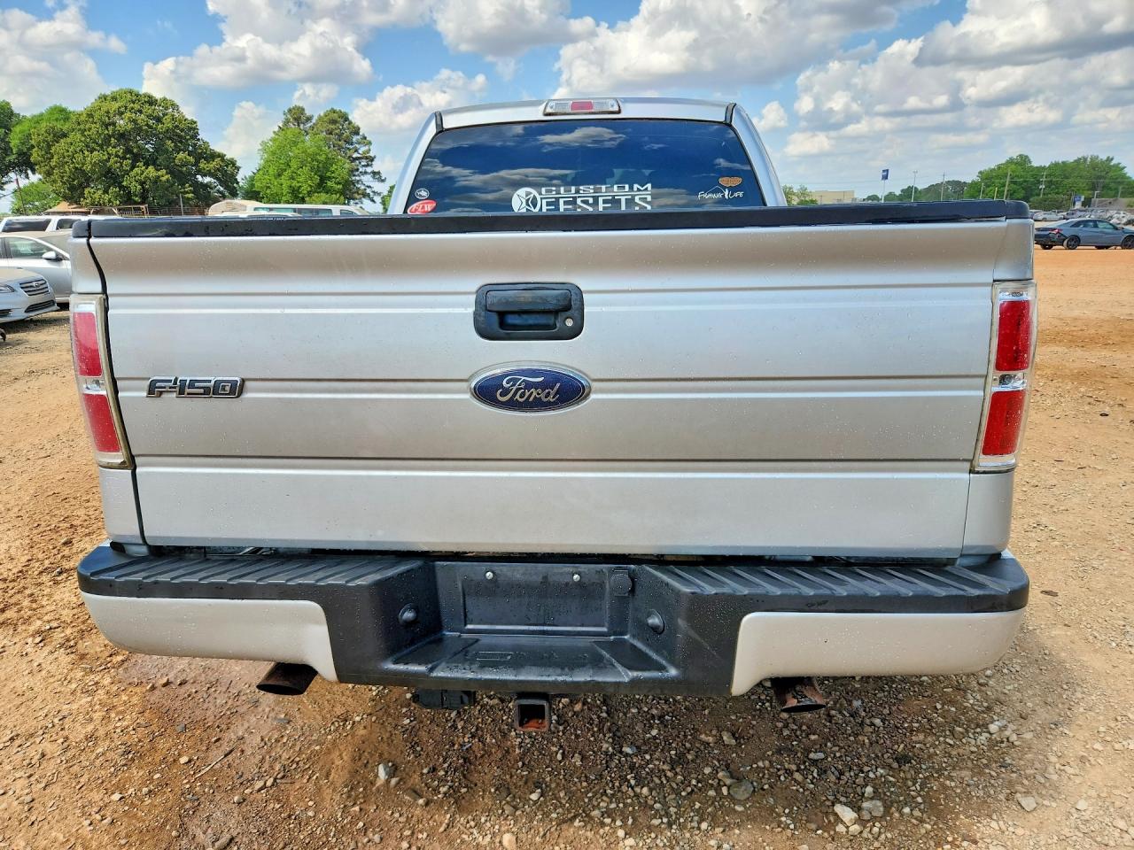 2013 Ford F150 Super Cab Silver vin: 1FTFX1EFXDFD03833