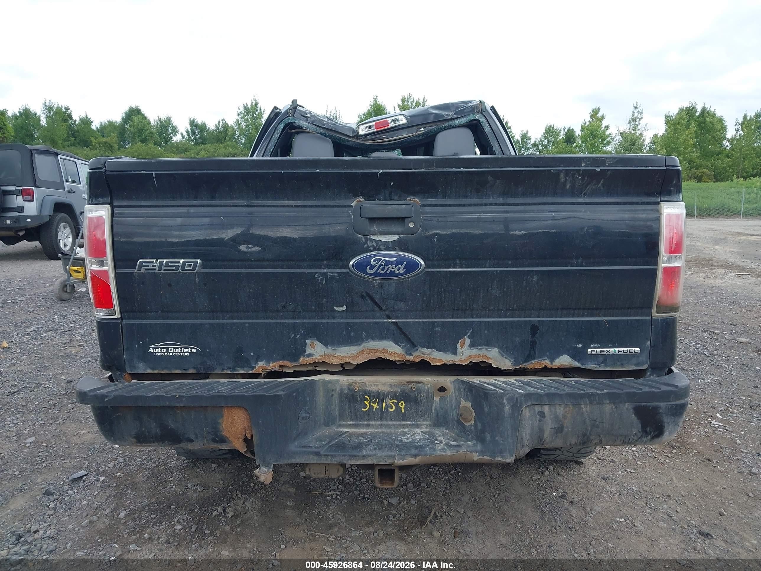 2013 Ford F-150 Stx Black vin: 1FTFX1EFXDFD46665