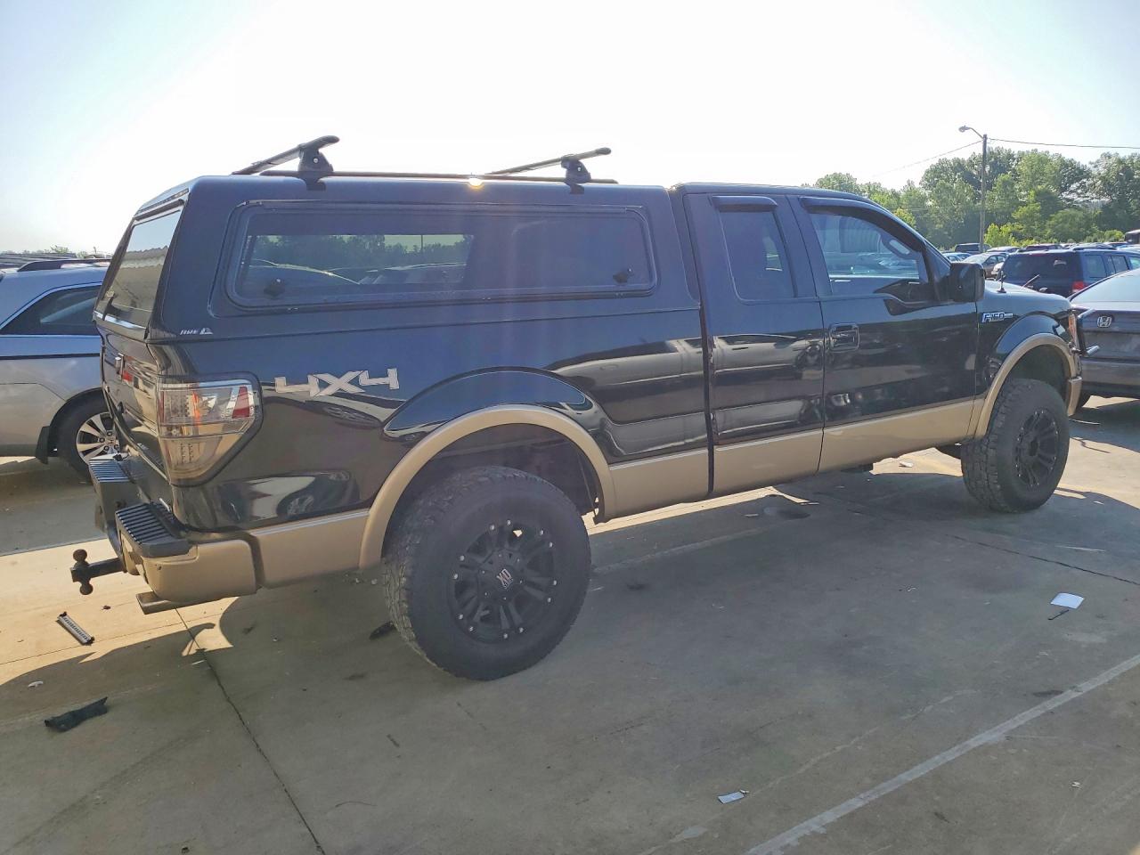 2013 Ford F150 Super Cab Black vin: 1FTFX1EFXDKD35446