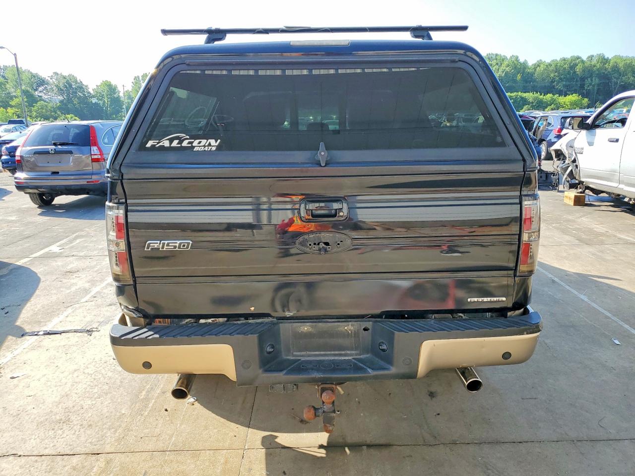 2013 Ford F150 Super Cab Black vin: 1FTFX1EFXDKD35446