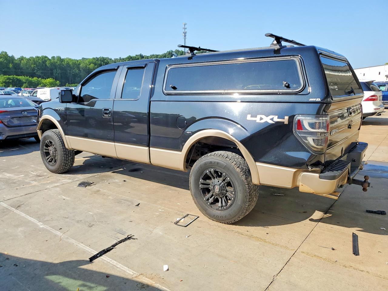 2013 Ford F150 Super Cab Black vin: 1FTFX1EFXDKD35446